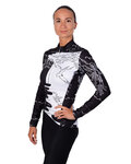 HOLOKOLO Cyklistický dres s dlouhým rukávem zimní - VENTURE LADY WINTER - bílá/černá