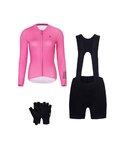 RIVANELLE Cyklistický mega set - VICTORIOUS - černá/růžová