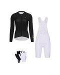 RIVANELLE Cyklistický mega set - VICTORIOUS - černá/bílá