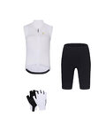 RIVANELLE Cyklistický mega set - PURE - bílá/černá