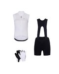 RIVANELLE Cyklistický mega set - PURE - černá/bílá