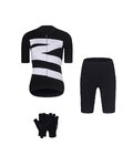 RIVANELLE Cyklistický mega set - MISSVELOAIRE - bílá/černá
