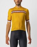 CASTELLI Cyklistický krátký dres a krátké kalhoty - GRIMPEUR - oranžová/černá