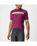 CASTELLI Cyklistický krátký dres a krátké kalhoty - GRIMPEUR - černá/bordó