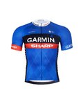 BONAVELO Cyklistický krátký dres a krátké kalhoty - GARMIN SHARP - modrá/černá