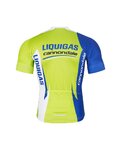 BONAVELO Cyklistický mega set - LIQUIGAS CANNONDALE - černá/zelená/bílá/modrá