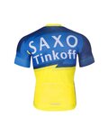 BONAVELO Cyklistický krátký dres a krátké kalhoty - SAXO BANK TINKOFF - žlutá/modrá/černá