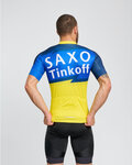 BONAVELO Cyklistický krátký dres a krátké kalhoty - SAXO BANK TINKOFF - žlutá/modrá/černá