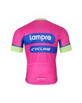 BONAVELO Cyklistický mega set - LAMPRE - bílá/růžová/černá