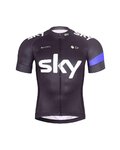 BONAVELO Cyklistický krátký dres a krátké kalhoty - SKY - modrá/černá