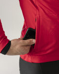 HOLOKOLO Cyklistická zateplená bunda - 2in1 WINTER - červená