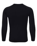 HOLOKOLO Cyklistické triko s dlouhým rukávem - WINTER BASE LAYER - černá