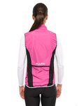 HOLOKOLO Cyklistická vesta - WIND/RAIN LADY - růžová