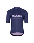 HOLOKOLO Cyklistický krátký dres a krátké kalhoty - GEAR UP  - černá/modrá