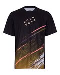 HOLOKOLO Cyklistický MTB dres a kalhoty - UNIVERSE MTB - oranžová/černá
