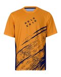 HOLOKOLO Cyklistický MTB dres a kalhoty - UNIVERSE MTB - zelená/oranžová/černá