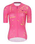 RIVANELLE Cyklistický krátký dres a krátké kalhoty - PASSION - žlutá/růžová