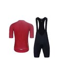 HOLOKOLO Cyklistický krátký dres a krátké kalhoty - EYELET - bordó