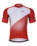 HOLOKOLO Cyklistický krátký dres a krátké kalhoty - DUSK - červená/černá/bílá