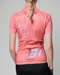 HOLOKOLO Cyklistický krátký dres a krátké kalhoty - RAZZLE DAZZLE LADY - růžová/vícebarevná