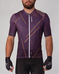 HOLOKOLO Cyklistický krátký dres a krátké kalhoty - SPARKLE - fialová/černá