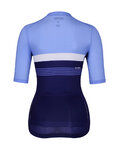 HOLOKOLO Cyklistický dres s krátkým rukávem - SPORTY LADY - modrá/světle modrá
