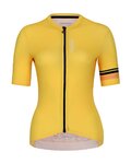 HOLOKOLO Cyklistický krátký dres a krátké kalhoty - JOLLY ELITE LADY - žlutá/černá