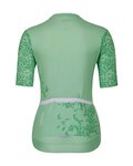 HOLOKOLO Cyklistický krátký dres a krátké kalhoty - FRESH ELITE LADY - zelená/černá