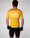 HOLOKOLO Cyklistický dres s krátkým rukávem - JOLLY ELITE - žlutá