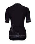 HOLOKOLO Cyklistický krátký dres a krátké kalhoty - PLAYFUL ELITE LADY - černá