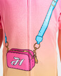 HOLOKOLO Cyklistický dres s krátkým rukávem - CANDYBAG KIDS - žlutá/růžová