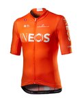 CASTELLI Cyklistický dres s krátkým rukávem - INEOS 2020 - oranžová
