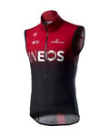 CASTELLI Cyklistická vesta - INEOS 2020 - černá/červená