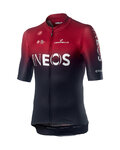 CASTELLI Cyklistický dres s krátkým rukávem - TEAM INEOS 2019 - černá/červená