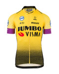 AGU Cyklistický dres s krátkým rukávem - JUMBO-VISMA 2019 - černá/žlutá