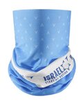 KATUSHA SPORTS Cyklistický nákrčník - ISRAEL 2020 - bílá/světle modrá