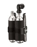 LEZYNE CO2 pumpa/pumpička - TWIN KIT CO2 - stříbrná/černá