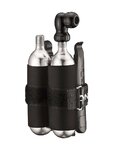 LEZYNE CO2 pumpa/pumpička - TWIN KIT 25G - stříbrná/černá