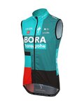 LE COL Cyklistická vesta - BORA HANSGROHE 2022 - červená/černá/zelená