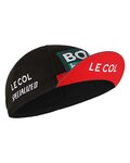 LE COL Cyklistická čepice - BORA HANSGROHE 2022 - černá/červená/zelená