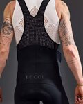 LE COL Cyklistické kalhoty krátké s laclem - PRO - černá