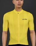 LE COL Cyklistický dres s krátkým rukávem - PRO JERSEY II - žlutá