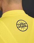 LE COL Cyklistický dres s krátkým rukávem - PRO JERSEY II - žlutá