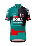 LE COL Cyklistický dres s krátkým rukávem - BORA HANSGROHE 23 K - zelená/šedá