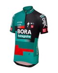 LE COL Cyklistický dres s krátkým rukávem - BORA HANSGROHE 23 K - zelená/šedá