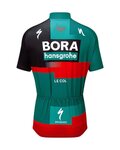 LE COL Cyklistický dres s krátkým rukávem - BORA HANSGROHE 23 K - zelená/šedá