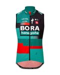 LE COL Cyklistická vesta - BORA HANSGROHE 2023 REPLICA SPORT - zelená/černá/červená