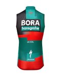 LE COL Cyklistická vesta - BORA HANSGROHE 2023 REPLICA SPORT - zelená/černá/červená