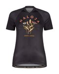 MALOJA Cyklistický dres s krátkým rukávem - MALOJA GANESM. 1/2 - černá