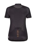 MALOJA Cyklistický dres s krátkým rukávem - MALOJA GANESM. 1/2 - černá
